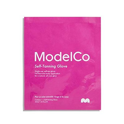 ModelCo Self-Tanning Glove - Single Use - Full Face and Body Application - Natural All Over Glow - 1 pc 32 ml / 1.12 oz