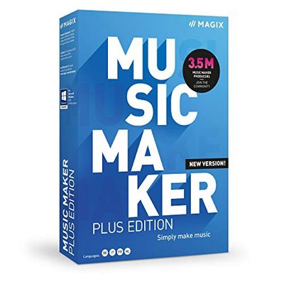 MAGIX 20_648739 Music Maker Plus Edition (2021) volledige versie, 1 licentie Windows muzieksoftware