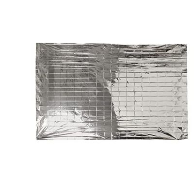 Turbocar - Couverture de Survie Voiture - 2 Faces argentées - Dimensions: dépliée 210 x 130cm, pliée 12 x 9cm - Permet d'isoler Le Corps du Froid - Evite la Perte de Chaleur du Corps