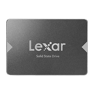 Lexar NS100 2,5" SATA III 6Gb/s SSD 2To Interne, disque dur SSD Jusqu'à 550 Mo/s en Lecture, SSD Interne pour ordinateur portable, ordinateur de bureau/PC (LNS100X002T-RNNNG)