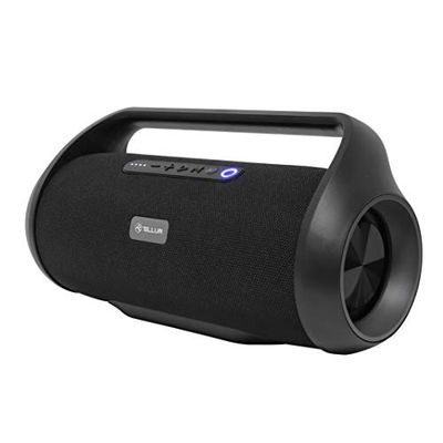 TELLUR Obia Cassa Bluetooth Portatile Stereo, 50W, Tecnologia True Wireless Stereo, IPX5 Antispruzzo, Altoparlante Portatile, Funzione Vivavoce, USB, Jack AUX 3,5 mm, Nero (50 W)