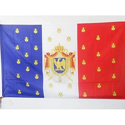 AZ FLAG - Standard of Napoleon III of France Flag - 3x5 Ft - Second French Empire Banner with Sleeve - 100% Polyester - Fade Resistant - Vivid Colors - 3' x 5' Feet - 150x90 Cm