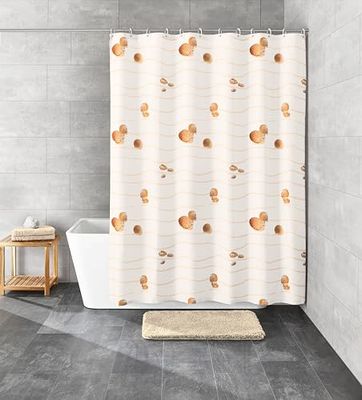 Kleine Wolke Rideau de Douche Miami 100% Polyester, Beige, 120 x 200 cm