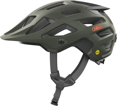 ABUS Moventor 2.0 MTB-helm - Fietshelm met hoog draagcomfort voor off-road - All-Mountain-helm, Unisex - groen, Maat M
