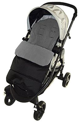 Voetzak/COSY TOES compatibel met uppdababy Cruz kinderwagen Dolphin grijs