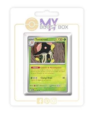 Terracruel (Toedscruel) 017/182 Reverse - Myboost X Écarlate et Violet 4 - Faille Paradoxe Doos met 10 Franse Pokemon kaarten