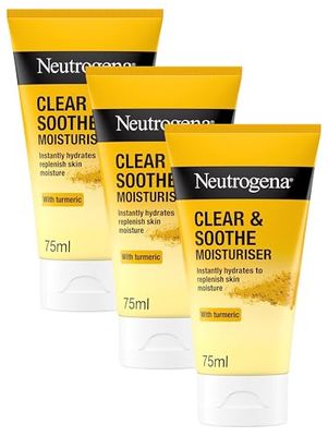 NEUTROGENA® Clear & Soothe Moisturiser 75ml (Pack of 3)