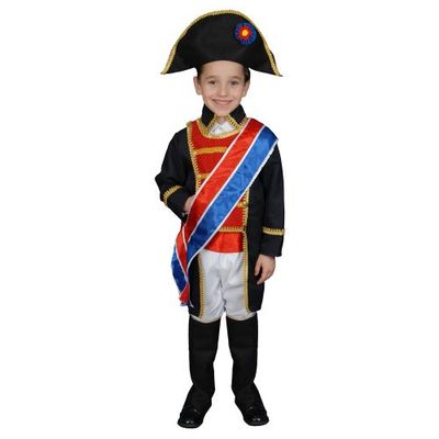 Dress Up America Barn Historical realistiska ser Napoleon Kostym Set