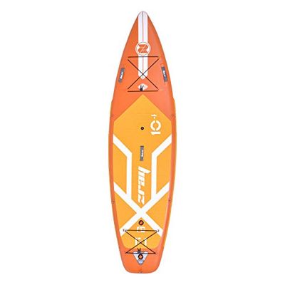 Zray - SUP Stand Up Paddle Opblaasbaar Touring Fury 10'4 - PB-ZF1E - Fusie van dubbelzijdig Dropstitch + Dubbele Kamer + WindSup-optie - Compleet pakket - 122kg - 246 L - 315x84x15cm