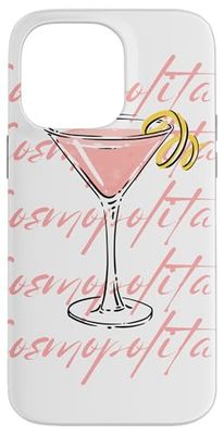 Cosmopolitan cocktail graphic Case for iPhone 14 Pro Max