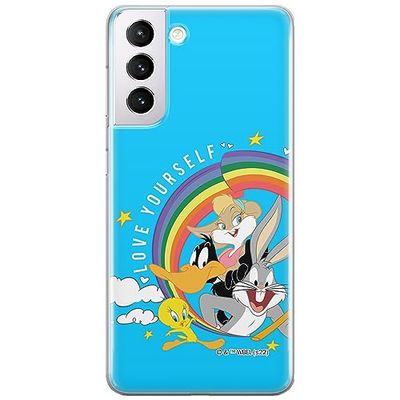 ERT GROUP Funda para teléfono móvil Samsung S21 Original y con Licencia Oficial de Looney Tunes con diseño 016 Perfectamente Adaptada a la Forma del teléfono móvil, Funda Hecha de TPU