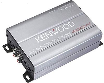 Kenwood KAC-M1814 Amplificatore digitale compatto a ponte a 4 canali/sport motoristici 400W di potenza massima