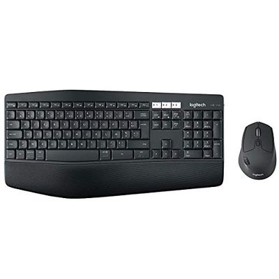 Logitech MK850 Kit Tastiera e Mouse, Layout Francese Azerty, Nero