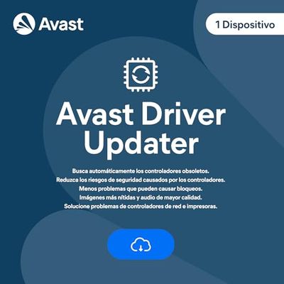 Avast Driver Updater 2025 | 1 Dispositivo | 1 Año | Descarga digital