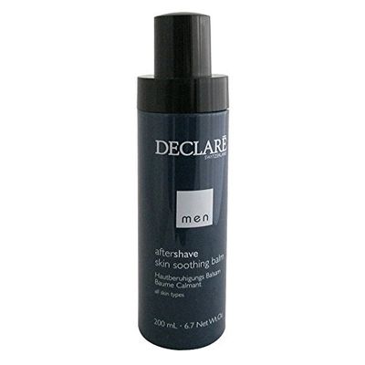Declaré Aftershave Skin Soothing Balm 200 ml - Balsamo lenitivo dopobarba Declaré 200 ml - Rinfresca e lenisce la pelle dopo la rasatura - con protezione UVA/UVB SPF 3, aloe vera - Idrata