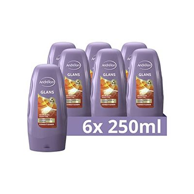 Andrélon Glans Conditioner, haarconditioner voor ieder type haar - 6 x 250 ml - Voordeelverpakking
