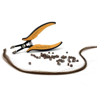 Piergiacomi - PN5050-18 Pinza per la rimozione di extensions - Lunghezza 155mm - Manico ergonomico bicomponente antiscivolo - Marcatura laser - Arancione - Made in Italy