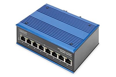 ASSMANN Electronic DN-651119 commutateur réseau Gigabit Ethernet (10/100/1000) Noir, Bleu
