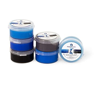 Fitness Knete Deluxe Unisex Adulto, Sfumature di Blu, 15 g