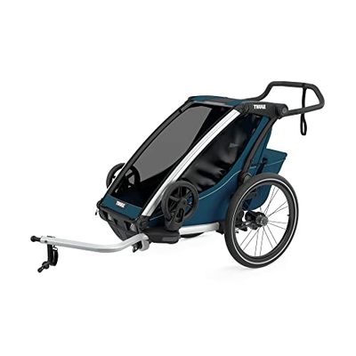 Thule Chariot Cross Remorque Vélo Multisports Majolica Blue Single