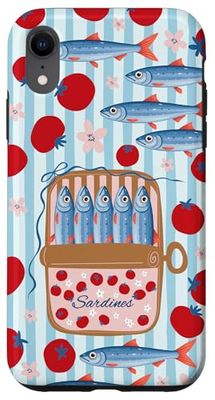 Sardine Tomatoes Seafood European Summer Case for iPhone XR
