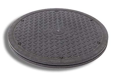 chi-enterprise Robuuste twister (draaiplateau) voor Chi-massage-apparaten zoals Chi Vitalizer, Energizer, Sun Ancon, Chi Sun, draaischijf zwart, diameter 25 cm, bijzonder dun: 17 mm