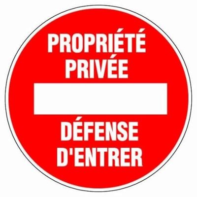 novap – Panneau de Signalisation – DesigNation. Propriete und