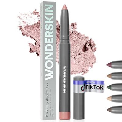 Wonderskin IYKYK Eyeshadow Stick - Stick de Fard à paupières Multi-Usage, Longue Tenue, imperméable et léger, Fard à paupières métallique (Pink Quartz)