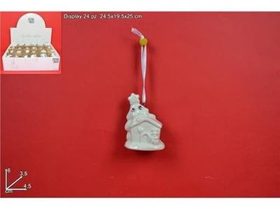 DUE ESSE CHRISTMAS SRL L.Diamanti APPENDINO CASETTA 6cm CA09$$, Come Foto, Taglia Unica