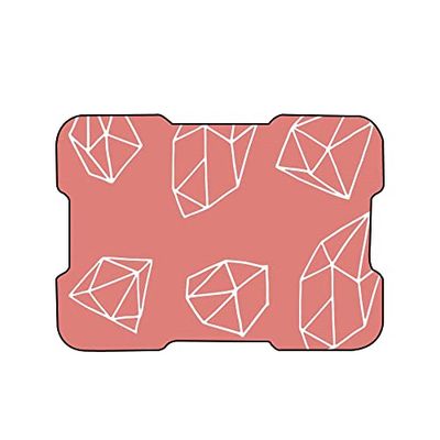 Bonamaison, Alfombrilla de ratón con impresión Digital, Base Antideslizante, para Oficina y hogar, tamaño: 22 x 18 cm