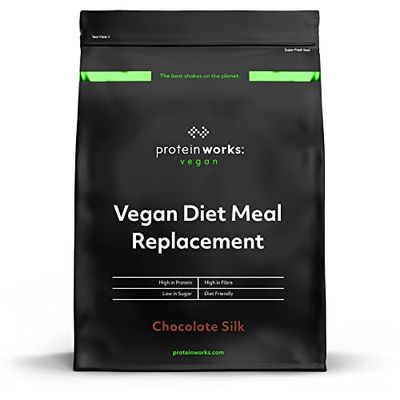 THE PROTEIN WORKS Substitut De Repas Vegan | Chocolat Onctueux | 100% Végétal | Vitamines Renforçant L'immunité | Abordable, Sain & Rapide | Protein Works | 2kg