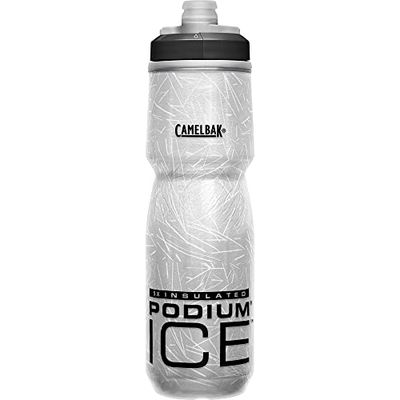 Camelbak - Bidón de ciclismo Podium Ice , Botella, Ciclismo en general, Negro, 620 ml