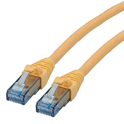 ROLINE Kabel krosowy Kat.6A UTP, Component Level, LSOH, żółty, 1,5 m