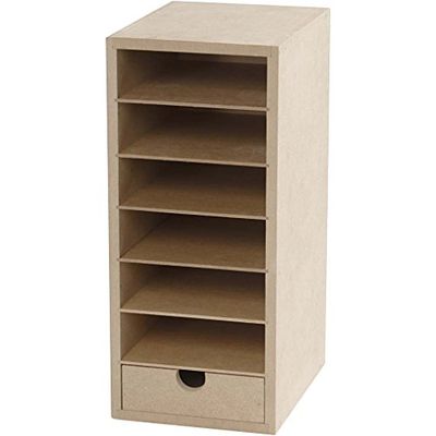 Paper Storage Unit, A6 14x32 cm, Depth 18 cm, MDF, 1pc