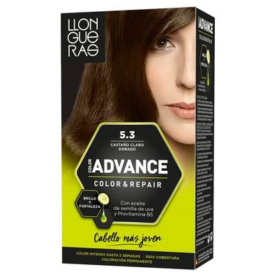 Llongueras Color Advance 5,3 Castaño Claro Dorado Teinte