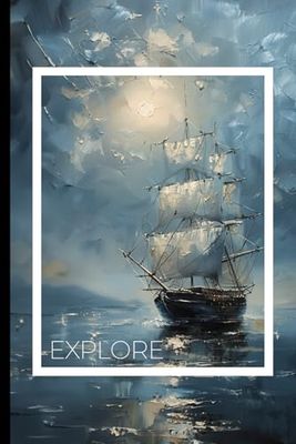 WishMerge Notebook Explore: A Nautical Grid Paper Journal for Creative Adventures, Reflective Writing, and Intellectual Exploration