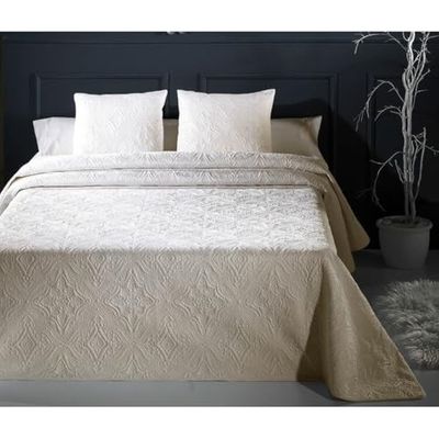 Hosteline Tambreconfo Sprei, beige, bed, 90 cm, bed 105 cm, 1 stuk