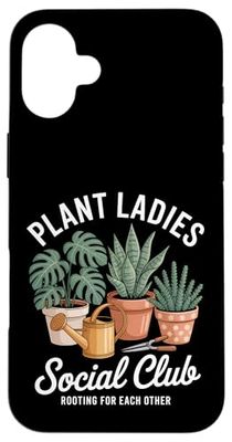 Plant Ladies Social Club Jardinage Coque pour iPhone 16 Plus