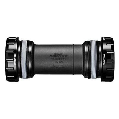 SHIMANO Movimiento Central MTB XT BB-MT801 BSA 68/73mm Nero, Unisex-Adult, Black, British Thread