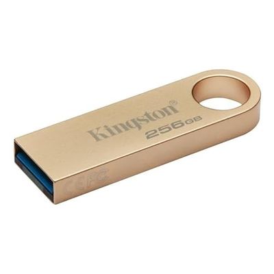 USB 3.2 Gen1 256 GB met metalen design, schokbestendig, ideaal voor opslag en gegevensoverdracht.