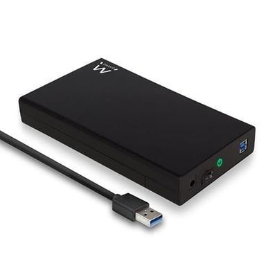 Boîtier Externe 3,5" SATA vers USB 3.0, Haute Vitesse de Transfert, Compatible avec Les disques durs, idéal pour Le Stockage Externe et la Sauvegarde.