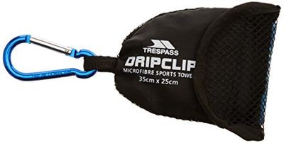 Trespass Unisex Dripclip Microfibre Towel Keyring, Blue, One Size