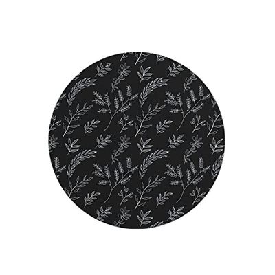 Questo Casa, Round Digital Printed Mouse Pad, Non-Slip Base, for Office and Home, Diameter:22cm