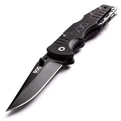 SOG Sogff1101Cp, Coltello Tascabile Unisex – Adulto, Nero, Taglia Unica