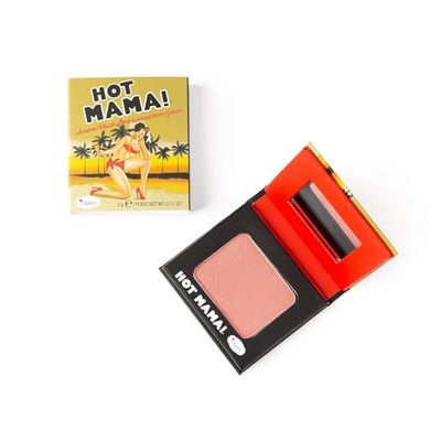 theBalm Hot Mama Tamaño viajero|Formato mini|Rubor|Colorete |Efecto Bronceado|Maquillaje|Cruelty Free|Maquillaje Vegano|Blush & Bronzer|Tamaño viajero|Autobronceador|Paleta de maquillaje pigmentado