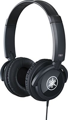 Yamaha HPH-100B Hoofdtelefoon, zwart – gesloten on-ear hoofdtelefoon voor uniek geluid en dynamisch geluid – ideaal als accessoire voor Yamaha keyboards en digitale piano's