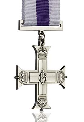 THE COMMEMORATIVE COIN COMPANY LTD LA Croce Militare (MC) Full Size Medaglia & Ribbon Ufficiali, British Armed Forces Award/Decorazione per Gallanteria. Replica/Riproduzione.
