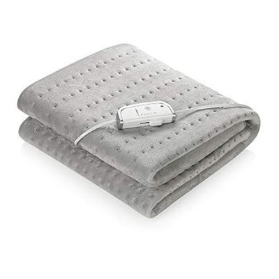 medisana HU 670 Super puszysty koc pod materac, 150 x 80 cm, automatyczne wyłączanie, zabezpieczenie przed przegrzaniem, 4 ustawienia temperatury, możliwość prania, podgrzewanie materaca