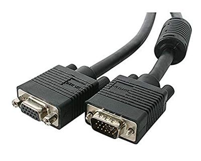 StarTech.com Cable de 10m Coaxial Extensor Alargador Prolongador VGA de Alta Resolución para Monitor de Vídeo HD15 Macho a Hembra