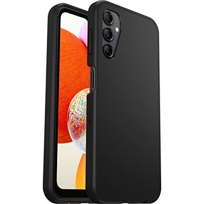 OtterBox React Series Hoes voor Samsung Galaxy A14, schokbestendig, valbestendig, ultradun, beschermende, getest volgens militaire standaard, Zwart